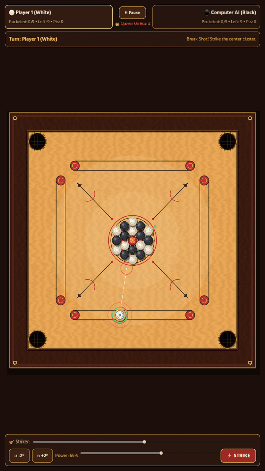 Carrom by Walletmix (ক্যারম খেলা) screenshot 3